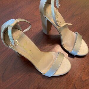 Lulus gold high-heeled sandals